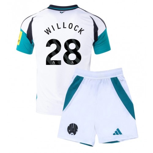 Fotballdrakt Barn Newcastle United Joe Willock #28 Tredjedraktsett 2024-25 Kortermet (+ Korte bukser)